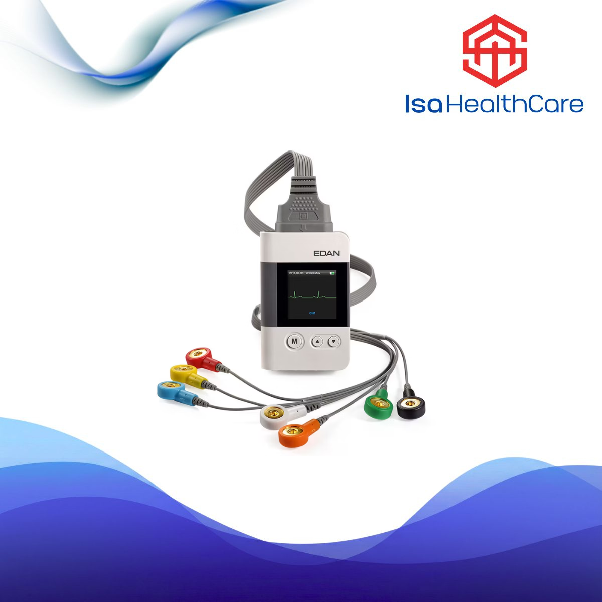 Untitled design (25) EDAN Holter ECG Monitor - Image 1