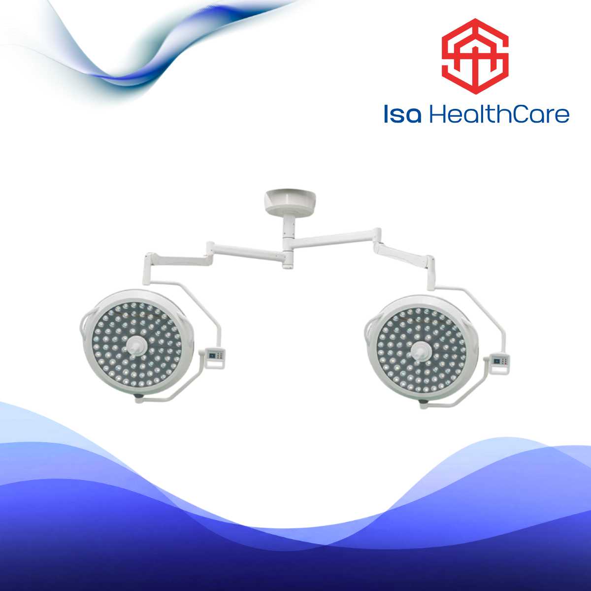 Untitled design (10) DEMAN MEDICAL LED Double Dome OT Light (Full Sky Star) YDE 700/700 - Image 1